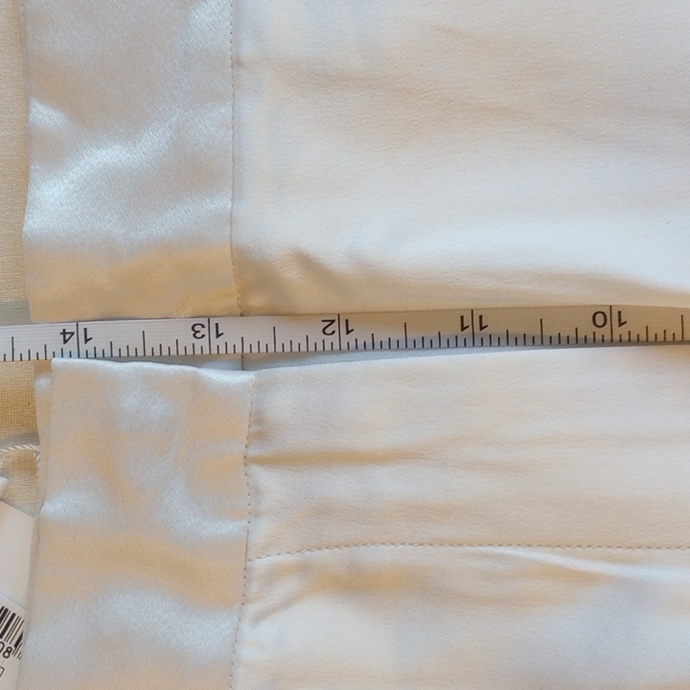 NWT Michael Lo Sordo Relaxed Silk Boy Pant 10 Wide Leg White - Picture 14 of 16